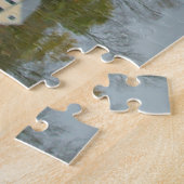 Brug van de groene rivier de Covered - Vermont Legpuzzel (Zijkant)