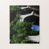 Brug van de Herfsten van de Shelburne Legpuzzel (Verticaal)