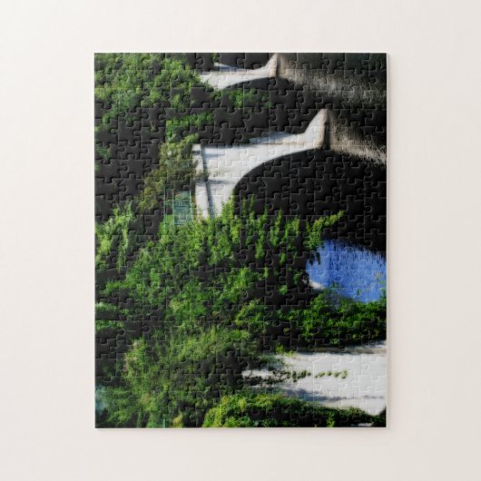 Brug van de Herfsten van de Shelburne Legpuzzel (Verticaal)