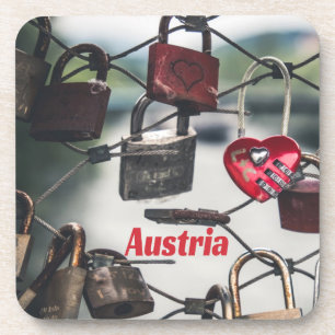 Brug van de Liefde van Oostenrijk Salzburg Bier Onderzetter