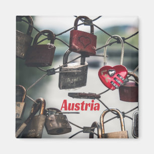 Brug van de Liefde van Oostenrijk Salzburg Magneet
