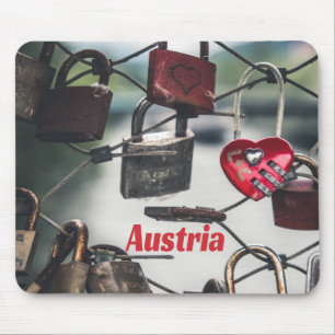 Brug van de Liefde van Oostenrijk Salzburg Muismat