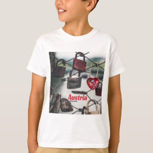 Brug van de Liefde van Oostenrijk Salzburg T-shirt