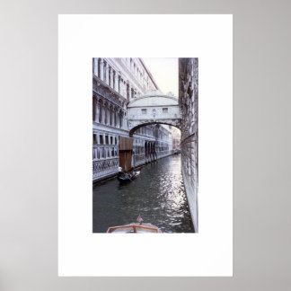 Brug van de Sighs - Venetië Italië Poster