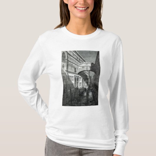 Brug van de Sighs, Venetië T-shirt (Voorkant)