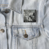 Brug van de Sighs, Venetië Vierkante Button 5,1 Cm (In situ)
