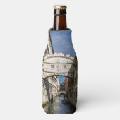 Brug van de Sighs, Venezia, Italië Flesjeskoeler (Fles Voorkant)