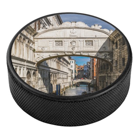 Brug van de Sighs, Venezia, Italië Hockey Puck (3/4)