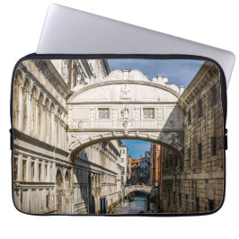 Brug van de Sighs, Venezia, Italië Laptop Sleeve