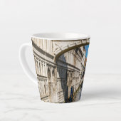 Brug van de Sighs, Venezia, Italië Latte Mok (Linkerhoek)