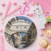 Brug van de Sighs, Venezia, Italië Papieren Bordje (Feest)