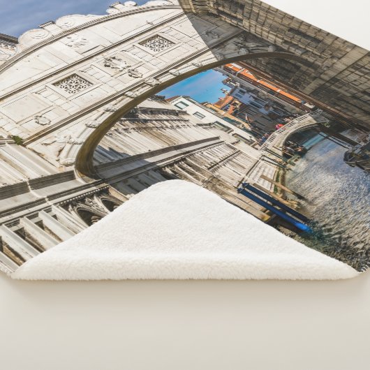 Brug van de Sighs, Venezia, Italië Sherpa Deken (3/4)