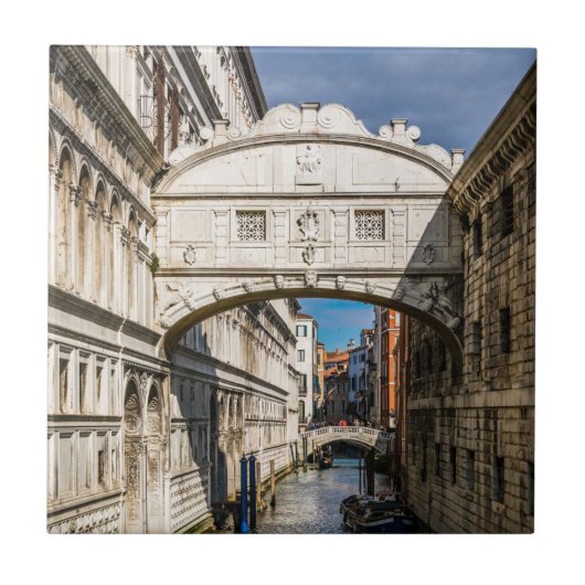 Brug van de Sighs, Venezia, Italië Tegeltje (Voorkant)
