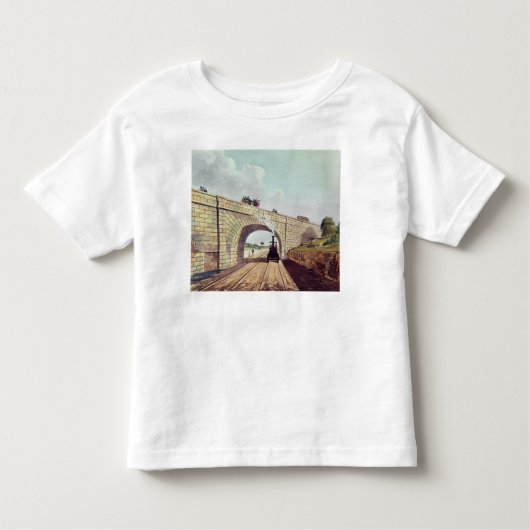 Brug, van de spoorweg Liverpool en Manchester Kinder Shirts (Voorkant)