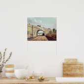 Brug, van de spoorweg Liverpool en Manchester Poster (Keuken)