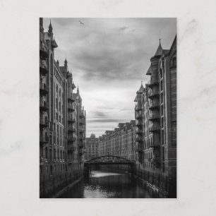 Brug van de Zwarte en Witte Storehouse Briefkaart