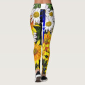 Brug van Flowers Daisies Leggings (Achterkant)