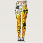 Brug van Flowers Daisies Leggings (Voorkant)