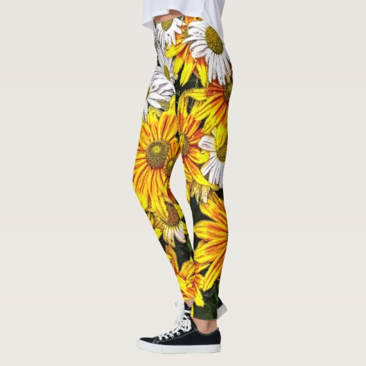 Brug van Flowers Daisies Leggings (Links)