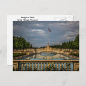 Brug van Geloof in Unity Village in Missouri Briefkaart (Voorkant / Achterkant)