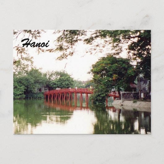 brug van hanoi briefkaart (Voorkant)