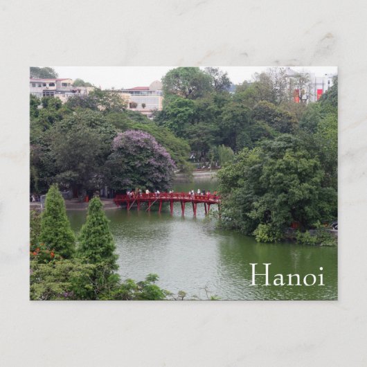 brug van hanoi briefkaart (Voorkant)