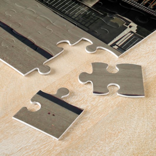 Brug van het centrum van Portland | Cherry Blossom Legpuzzel (Zijkant)