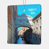 Brug van het Sighs-kanaal in Venetië Keramisch Ornament (Links)