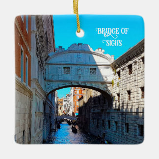Brug van het Sighs-kanaal in Venetië Keramisch Ornament