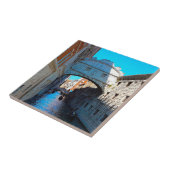 Brug van het Sighs-kanaal in Venetië Tegeltje (Zijkant)