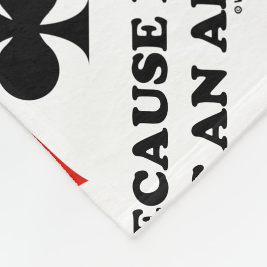 Brug van het spel omdat elke hand een avontuur is fleece deken (Hoek)