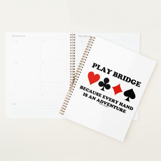 Brug van het spel omdat elke hand een avontuur is planner (Display)