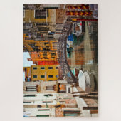 Brug van het Venetië Kanaal Boats Italië Reis Euro Legpuzzel (Verticaal)