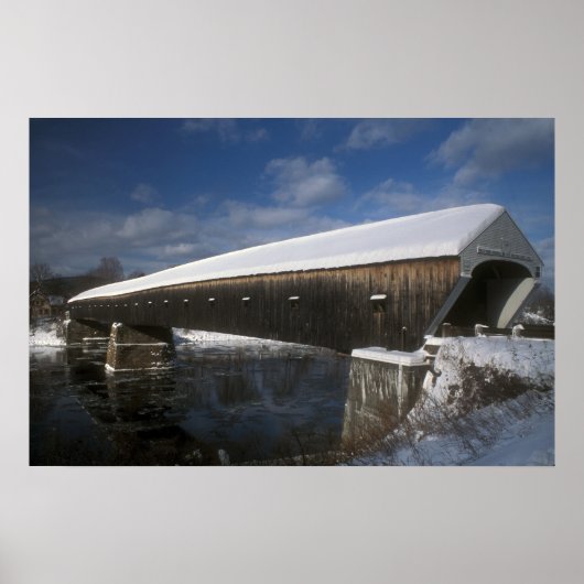 Brug van het windmolencornish poster (Voorkant)