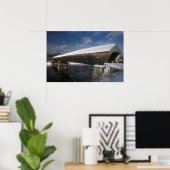 Brug van het windmolencornish poster (Thuiskantoor)