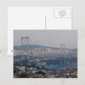 brug van Istanbul Briefkaart (Voorkant / Achterkant)
