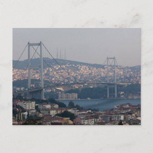 brug van Istanbul Briefkaart (Voorkant)