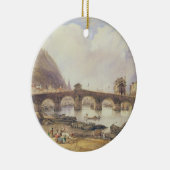 Brug van kerken, belegerd keramisch ornament (Rechts)