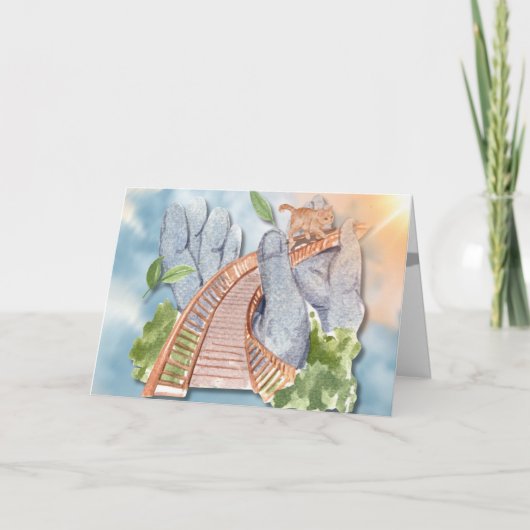 Brug van Liefde Pet Sympathie Kaart (Voorkant)