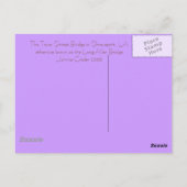 Brug van Long Allen over de Rode rivier Briefkaart (Achterkant)