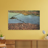 Brug van San Francisco-Oakland Canvas Afdruk (Insitu (Woonkamer))