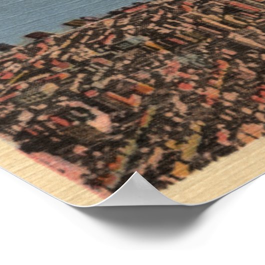 Brug van San Francisco-Oakland Poster (Hoek)