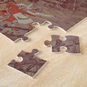 Brug van schepen, gebroken door Akbar (r.1556-1605 Legpuzzel (Zijkant)