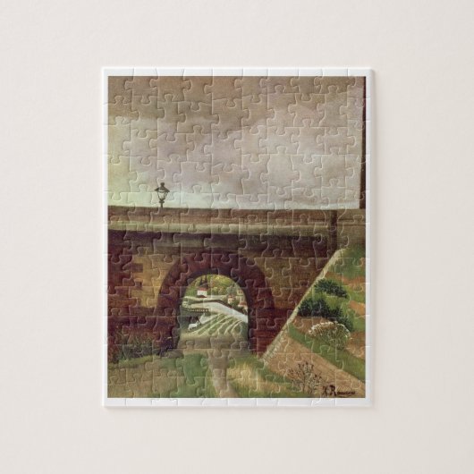 Brug van Sevres (olie op canvas) Legpuzzel (Verticaal)