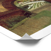 Brug van Sevres (olie op canvas) Poster (Hoek)