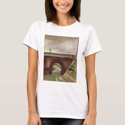 Brug van Sevres (olie op canvas) T-shirt (Voorkant)
