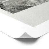 Brug van Shiraz, Isfahan, uit 'Voyages du Chevel' Poster (Hoek)