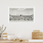 Brug van Shiraz, Isfahan, uit 'Voyages du Chevel' Poster (Keuken)