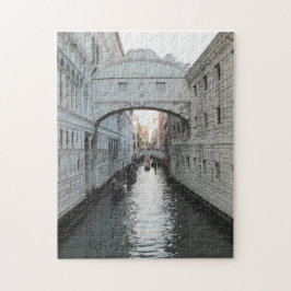 Brug van Venetië tekenen Foto Jigzaag Puzzle Legpuzzel