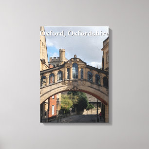 Brug van Zuchten in Oxford Canvas Afdruk